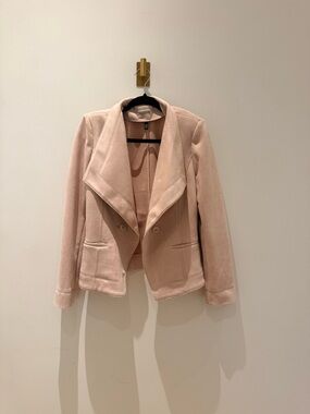White House Black Market Blush Pink Tailored Blazer.